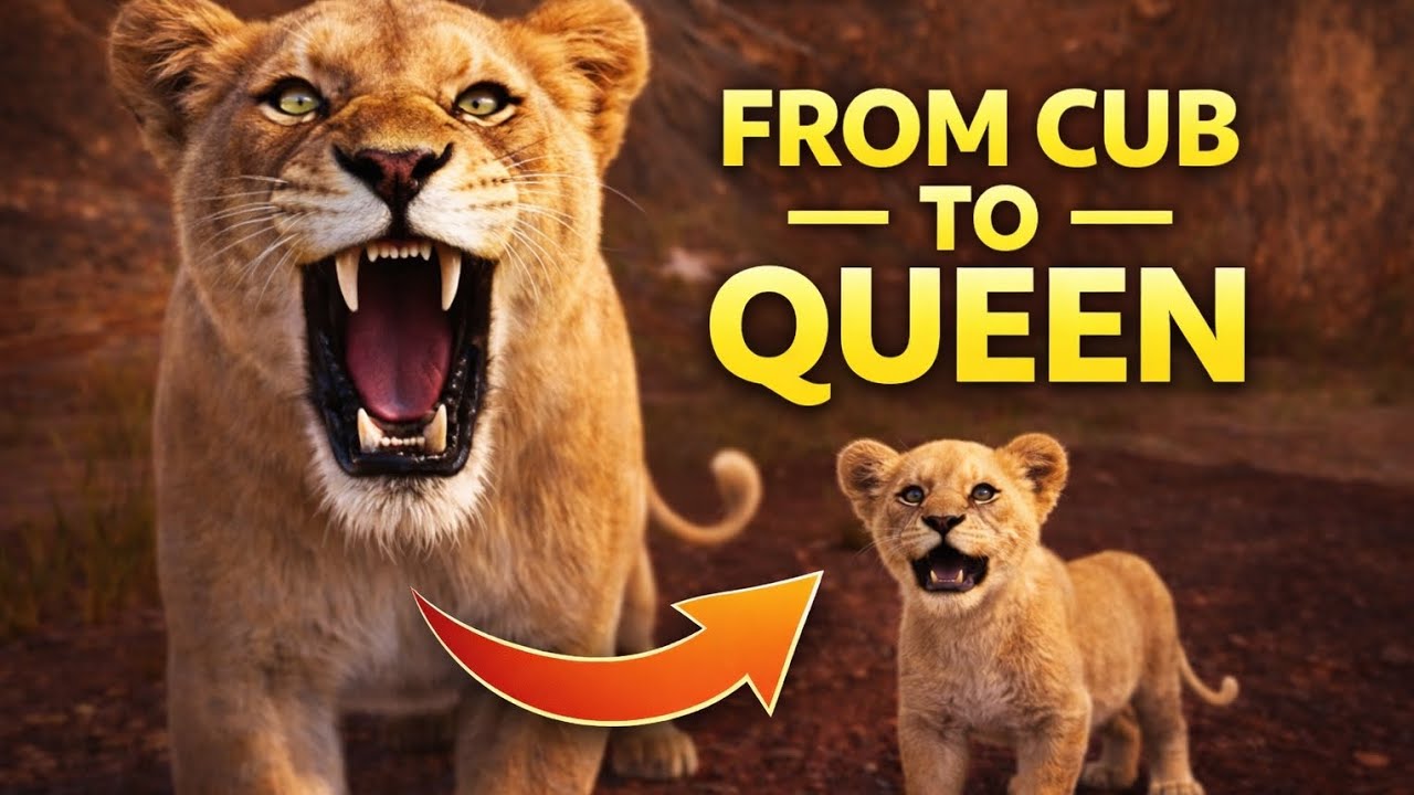 🦁From Cub to Queen 👑 Female Lion Life (Part 2) [Savannah Life]