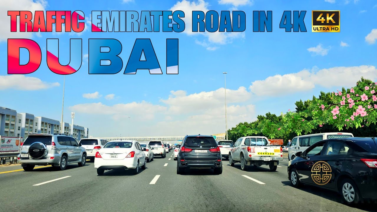 Dubai MOST Scenic Highway Drive In 2025 4K