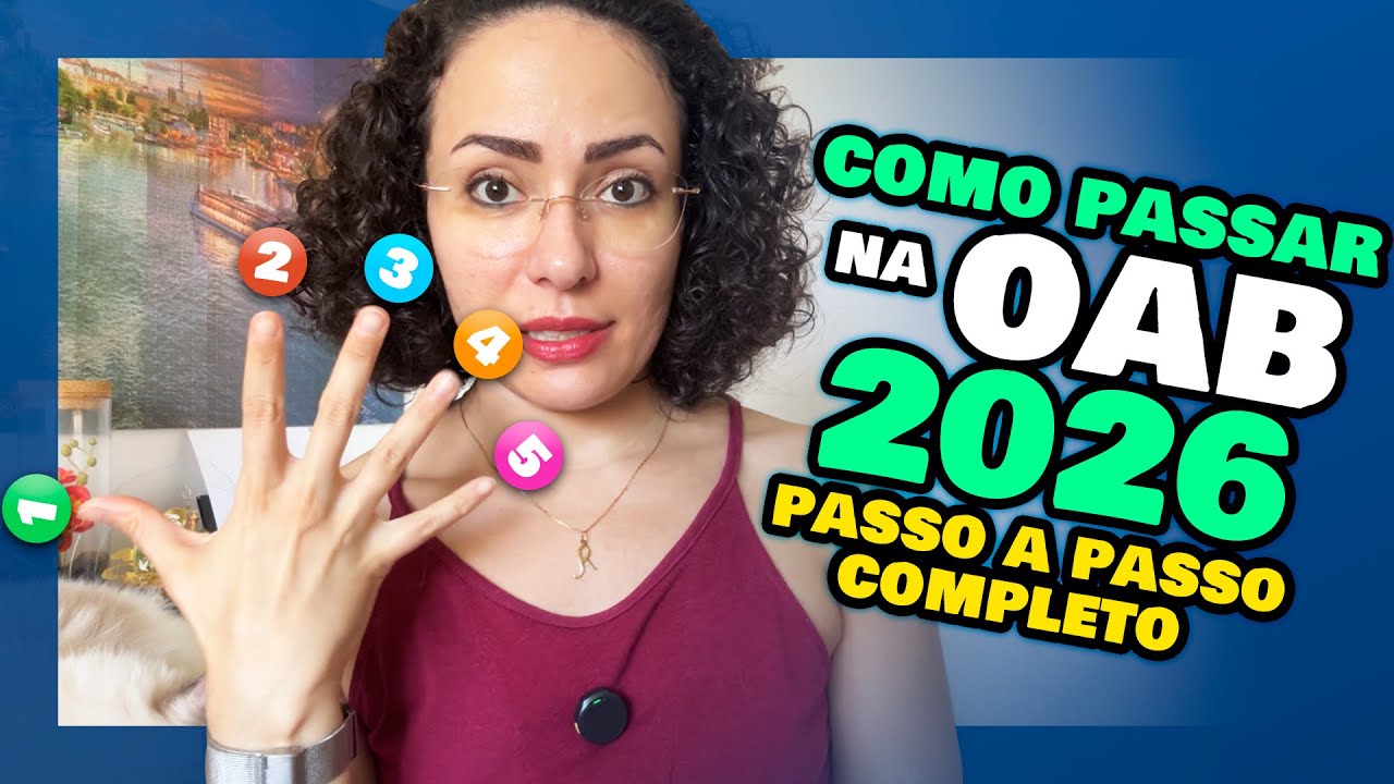 Como PASSAR na OAB em 2026 ✅ (OAB46, OAB47, OAB48)