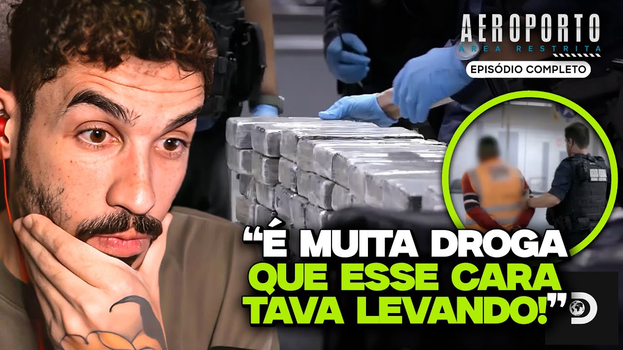 80K DE DROGA, UMA MEGA OPERA&Ccedil;&Atilde;O! AEROPORTO: &Aacute;EREA RESTRITA | REACT DISCOVERY BRASIL