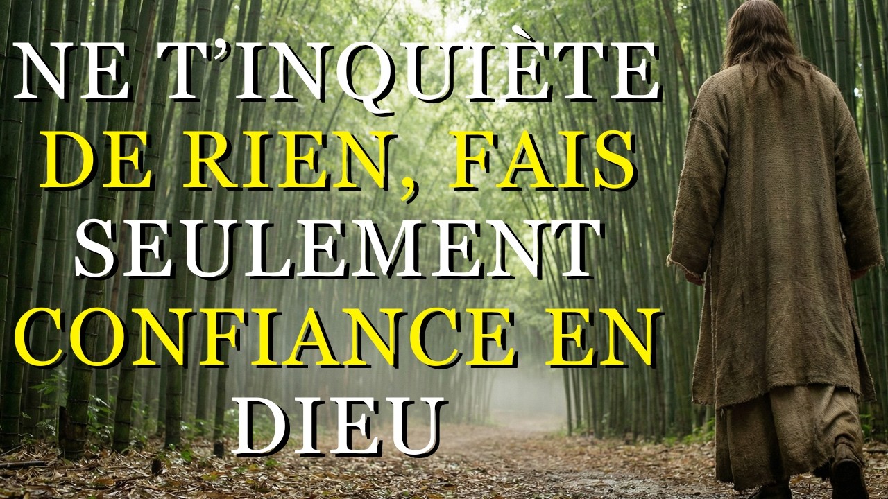 LÂCHE le POIDS de l’ANXIÉTÉ : vois ce qui SE PASSE quand tu REMETS TOUT à DIEU