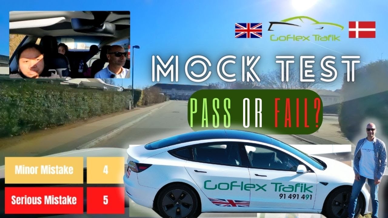 Ep. 1 - Student Mock Driving Test - Kastrup, Copenhagen (Evaluerende praktiskprøve/køreprøve)