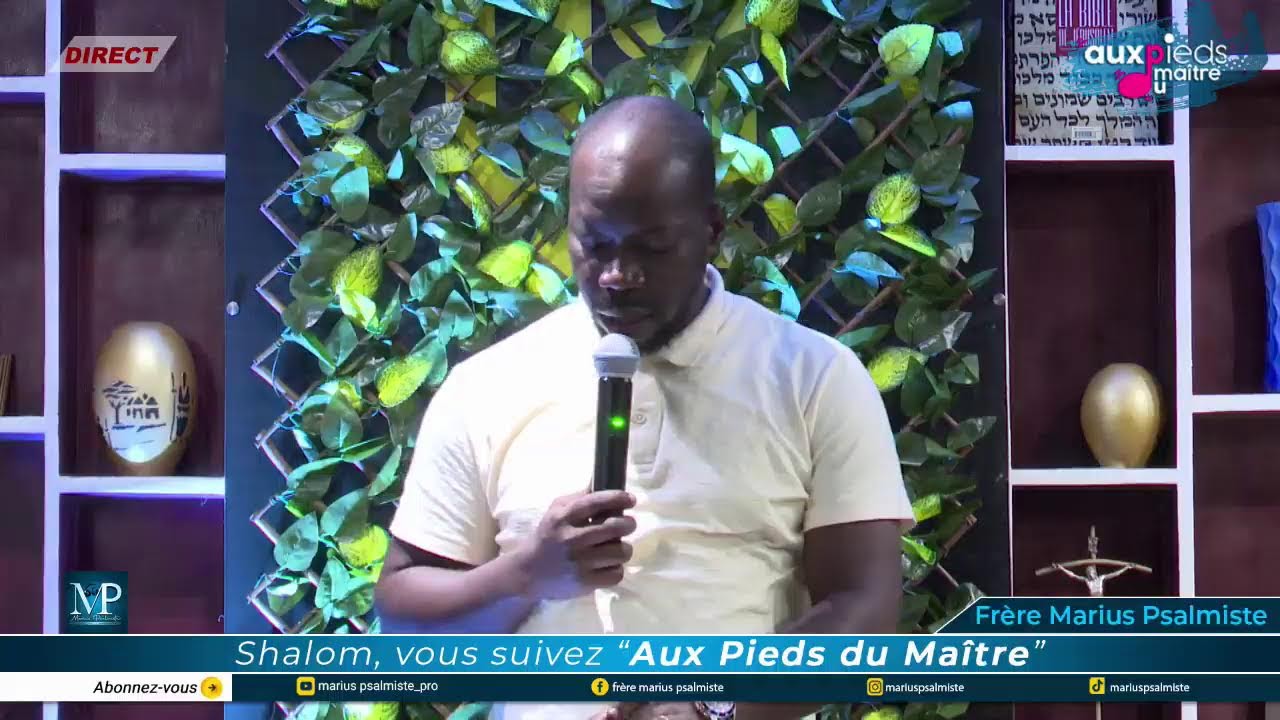 Marius Psalmiste - AUX PIEDS DU MAÎTRE -  (02 Juillet 2024)