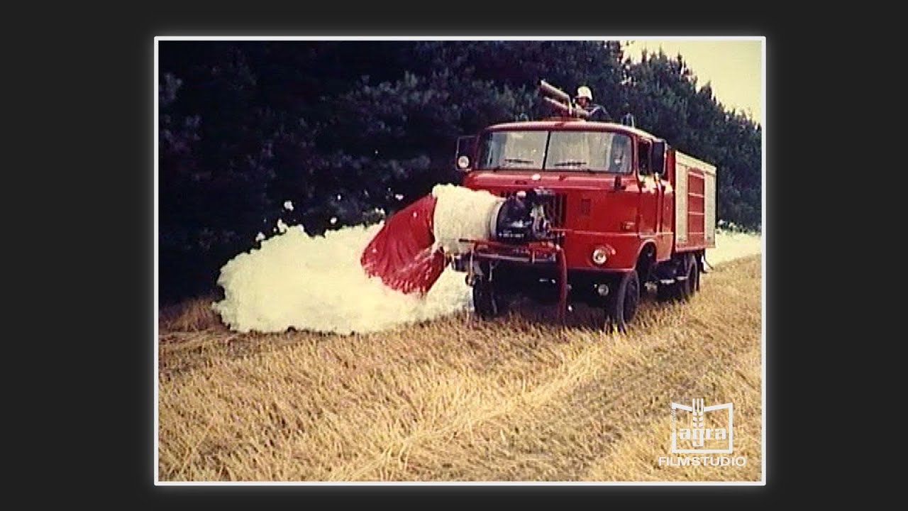 Waldbrand - bekämpfung mit Agrarflugzeuge DDR 1987
