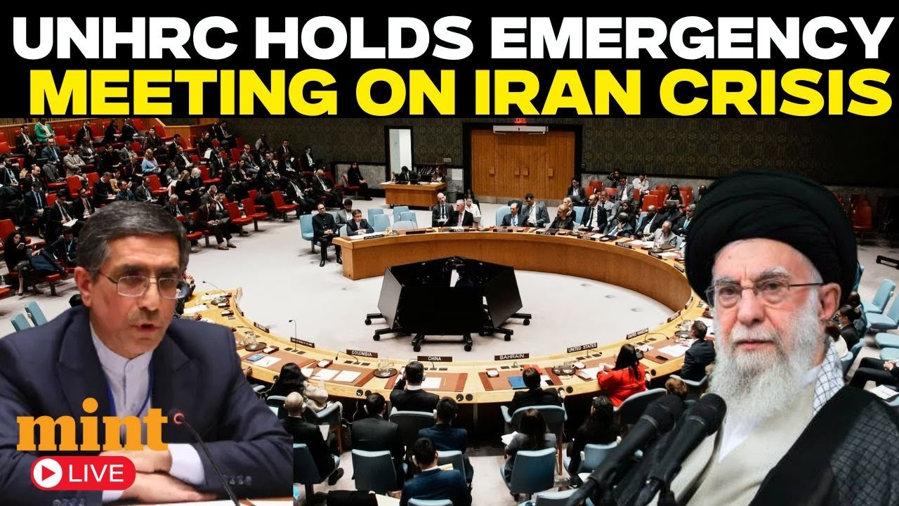 United Nations Live | U.N. Human Rights Council Holds Emergency Meeting On Iran | Iran Protest