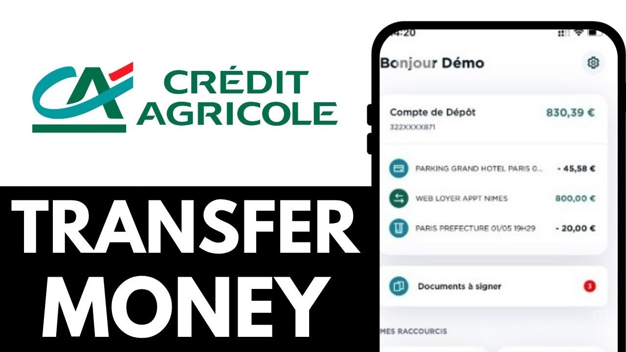 Как перевести деньги из Credit Agricole в другой банк (шаг за шагом)