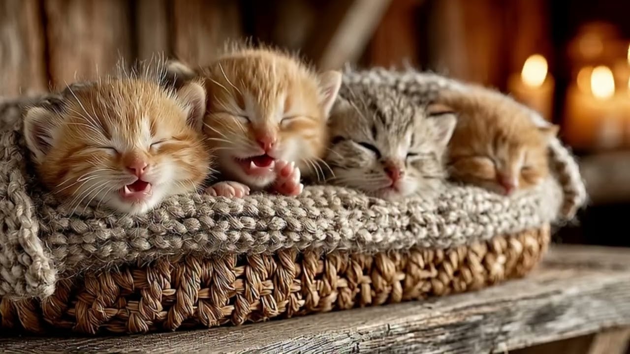 music relaxing sleeping cats