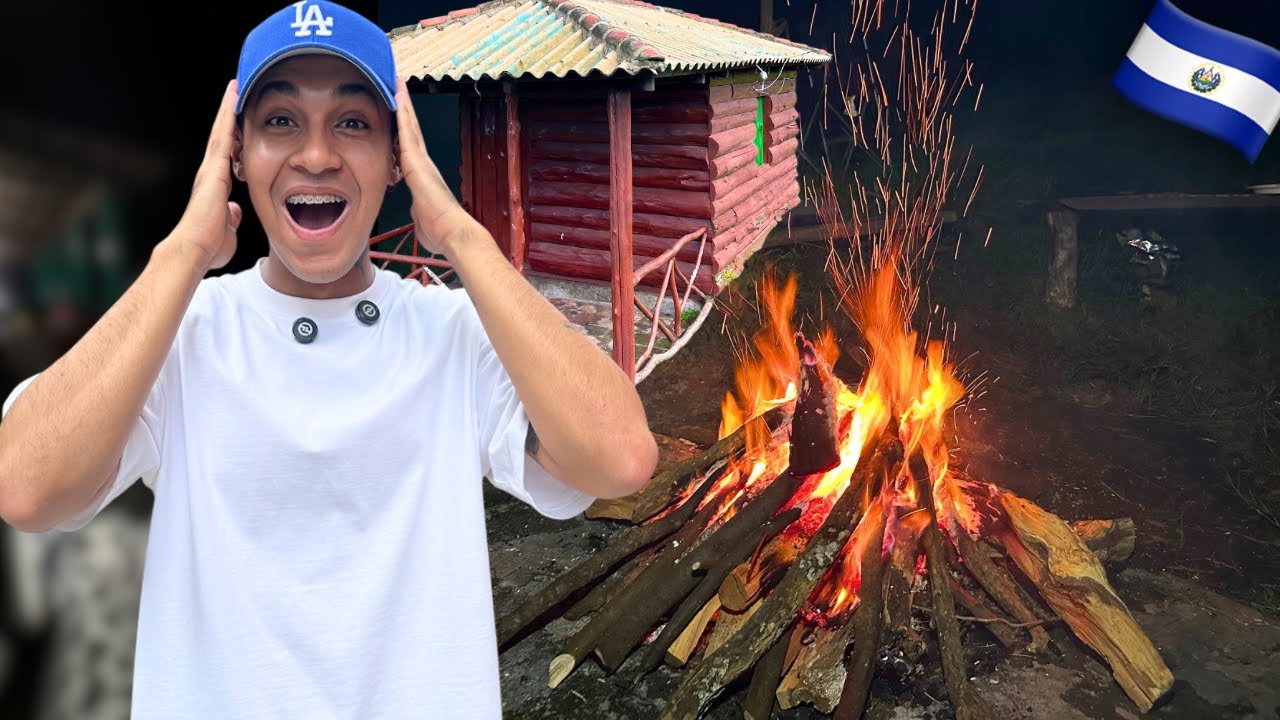 PASAMOS LA NOCHE EN ESTA CABA&Ntilde;A EN EL SALVADOR 😱😱