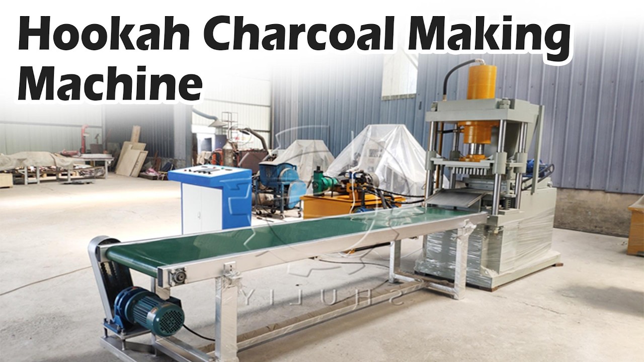 How Hookah Charcoal Is Made | Complete Shisha Charcoal Making Machine #hookah #shisha #charcoal