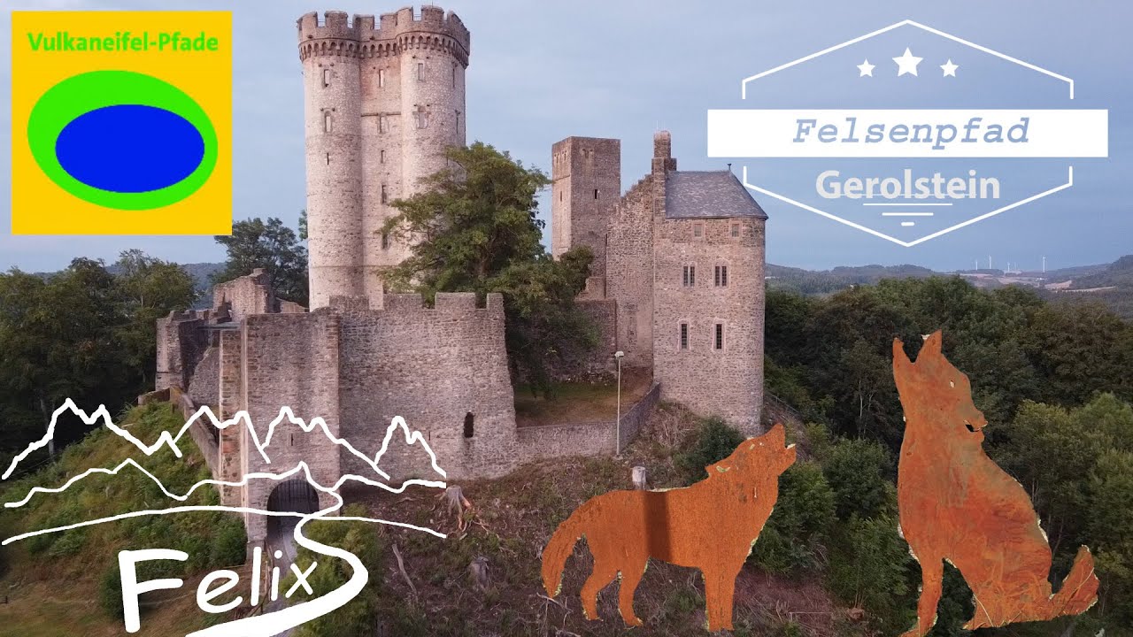 Vulkaneifel-Pfade: Gerolsteiner Felsenpfad / Gerolsteiner Dolomiten-Acht mit heulenden Wölfen