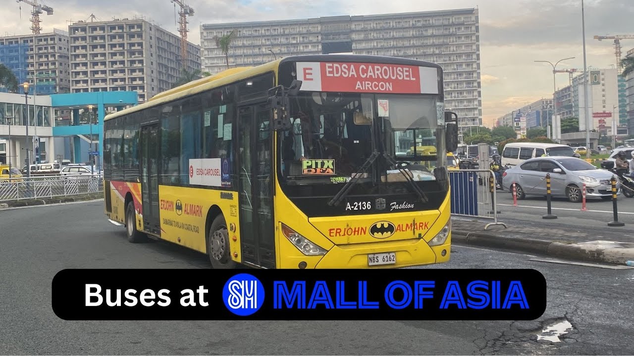 Buses at SM Mall of Asia