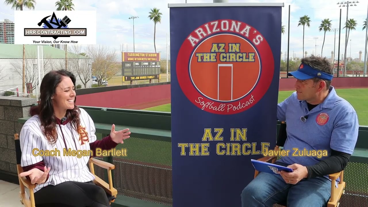 Coach Bartlett, Arizona State's Head Softball Coach, Hits for the Cycle during AZ In The Circle Show