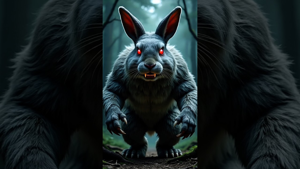 🐰😱 Terrifying Giant Monster Rabbit Unleashed! 🌳😨 Forest Horror Reveal | Don't Watch Alone! 👀