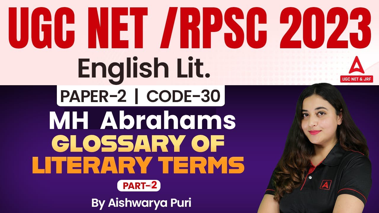 UGC NET English literature | English Literature By Aishwarya Puri | Glossary of Literary Terms #2