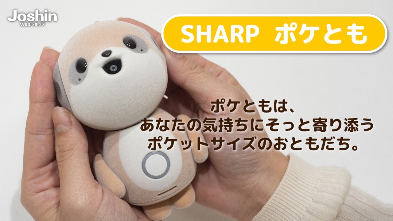 SHARP ポケとも　ポケともとの会話を楽しもう｜Joshin 試用レポート