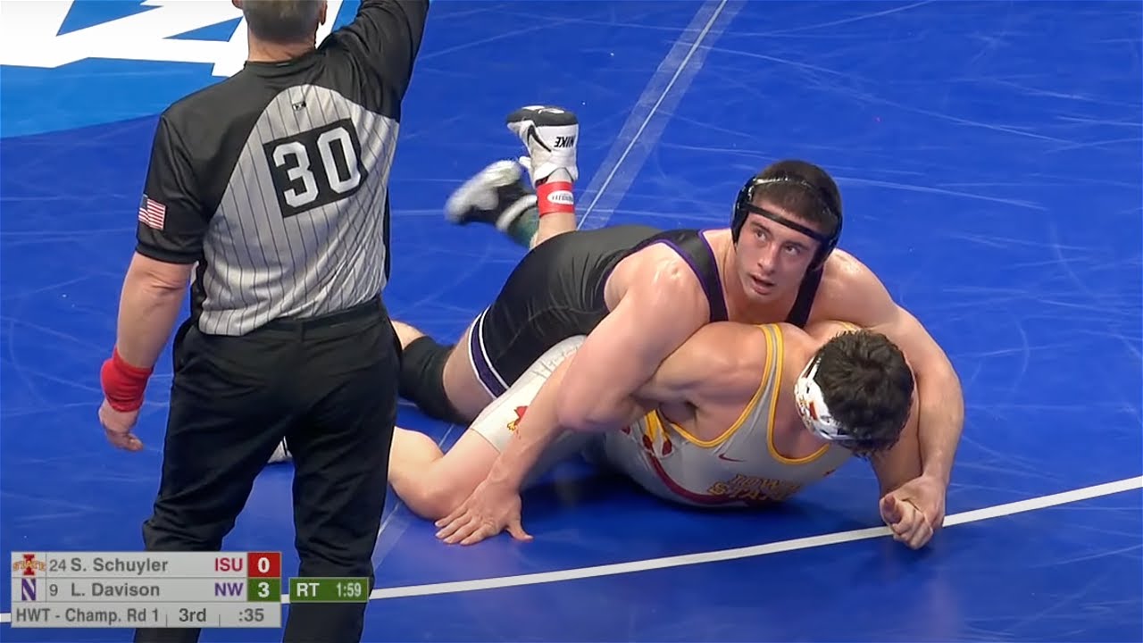 HWT Lucas Davison (Northwestern) vs Sam Schuyler (Iowa State)