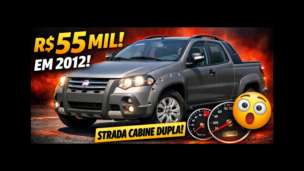 2012 Fiat Strada Adventure Cabine Dupla Dualogic 1.8 Flex 132 cv 18,4 mkgf 179 kmh on 15
