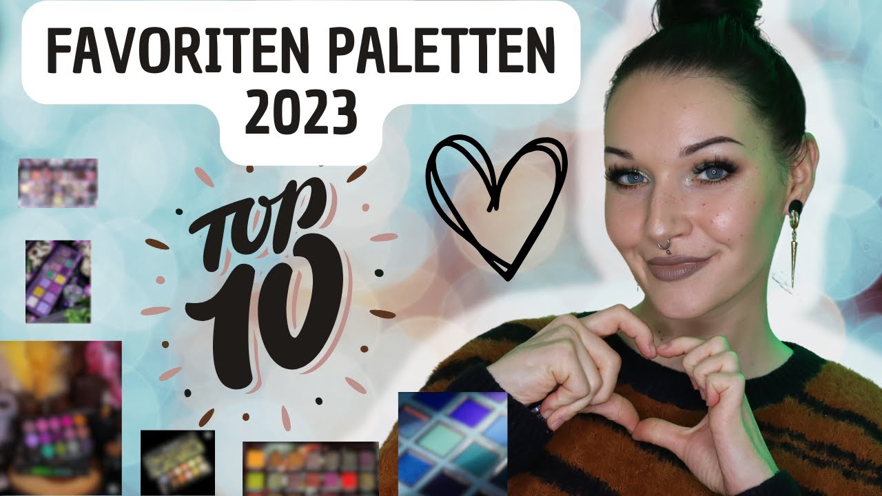 Das sind sie! 💜 Meine liebsten Paletten aus dem Jahr 2023 I Indiemakeup I Favoriten
