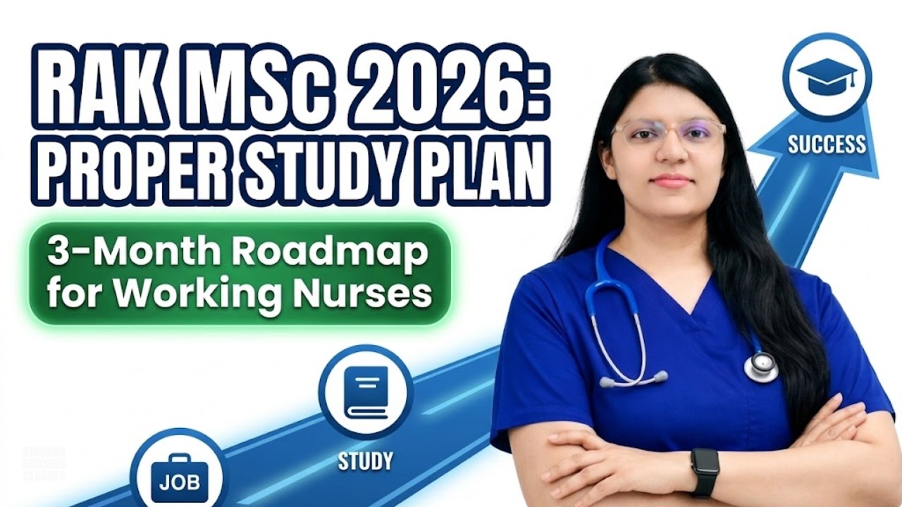 How to Prepare RAK MSc Nursing 2026 with Job | Study Plan for Working Nurses