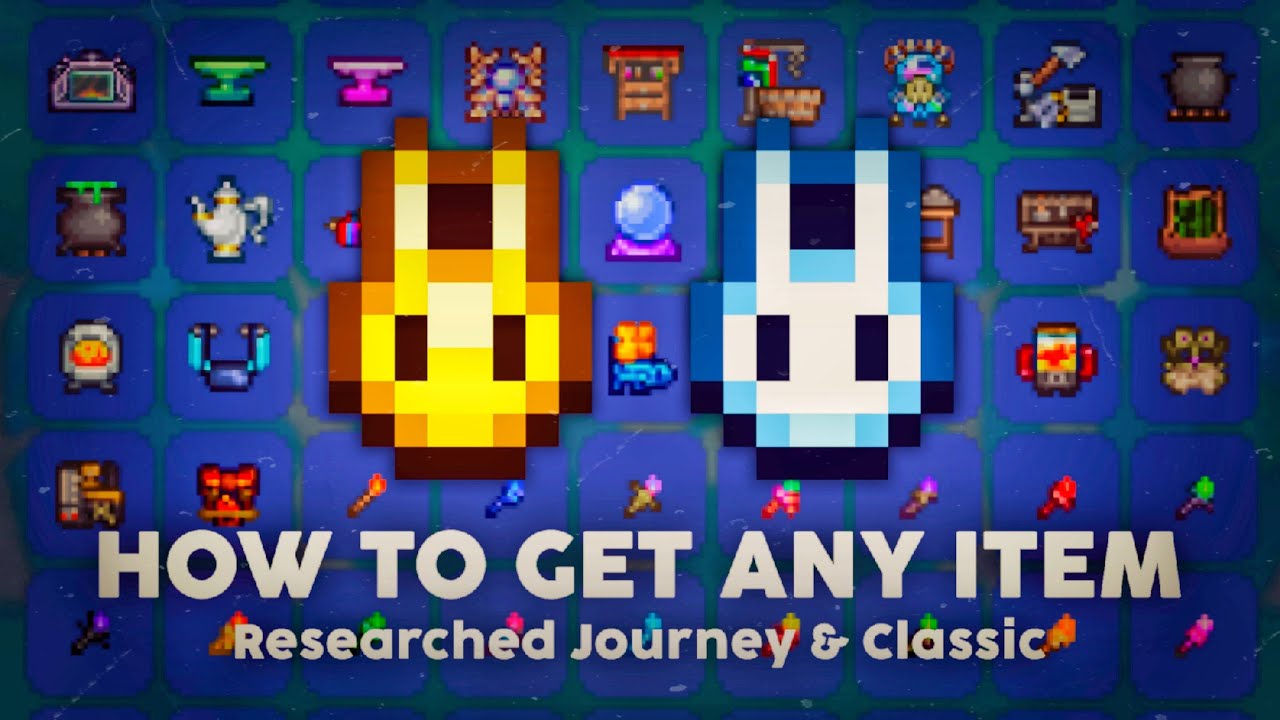 How to Get Every Item Researched in Journey Mode and Classic Mode (PC and Mobile) - Terraria 1.4.4.9