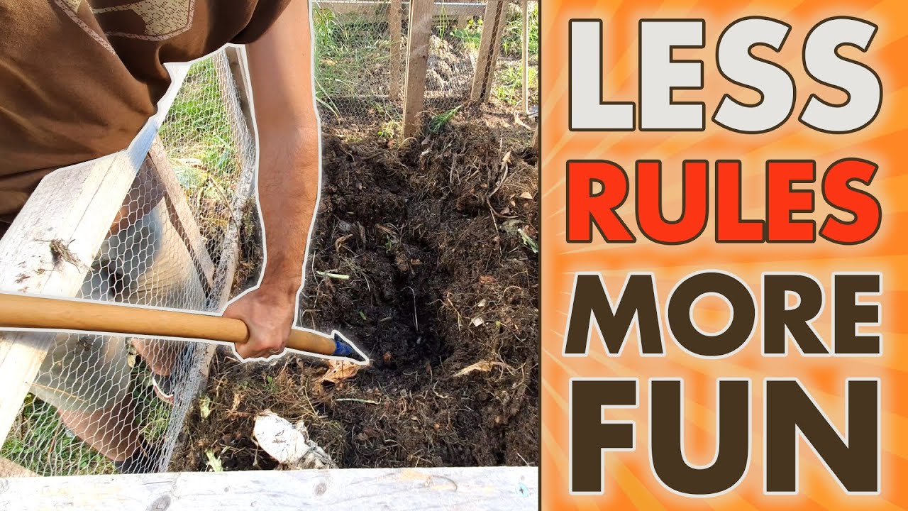 Composting Rules You Should NEVER FOLLOW! Lazy Composting For Beginners