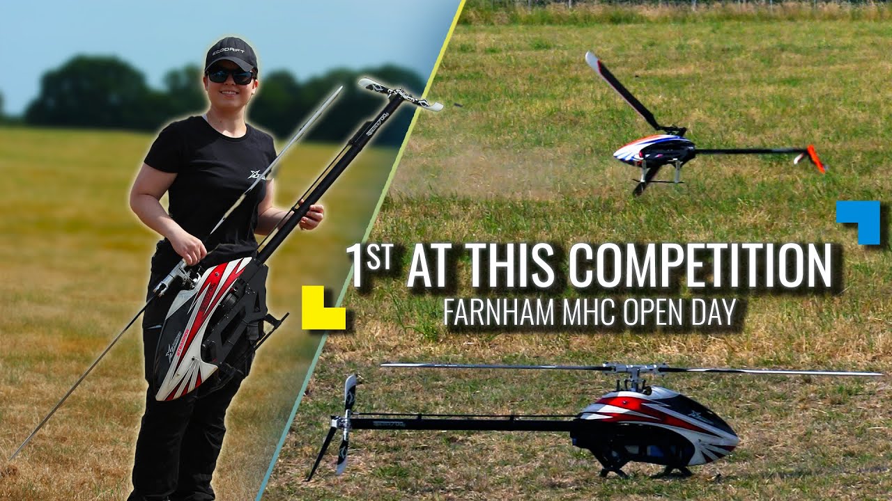 I WIN this time - Farnham Model Helicopter Club Open Day - Challenge Competition