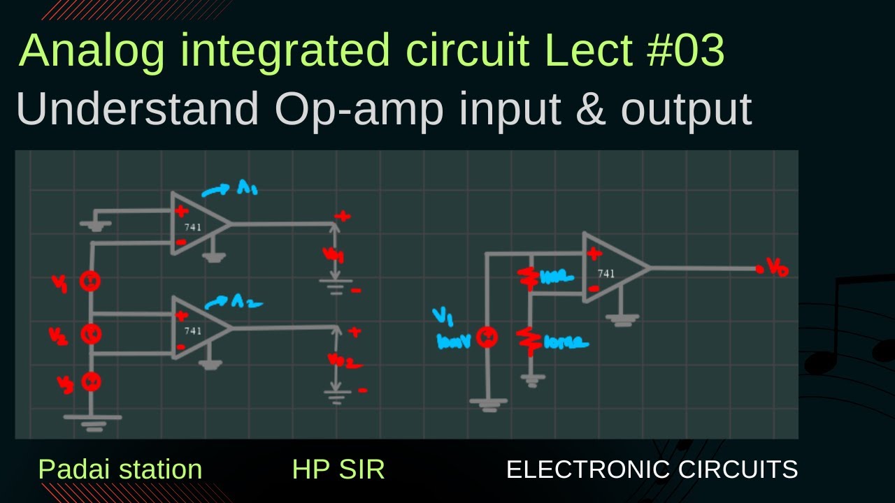 understanding op-amp inputs | Lect#3 |  analog integrated circuits