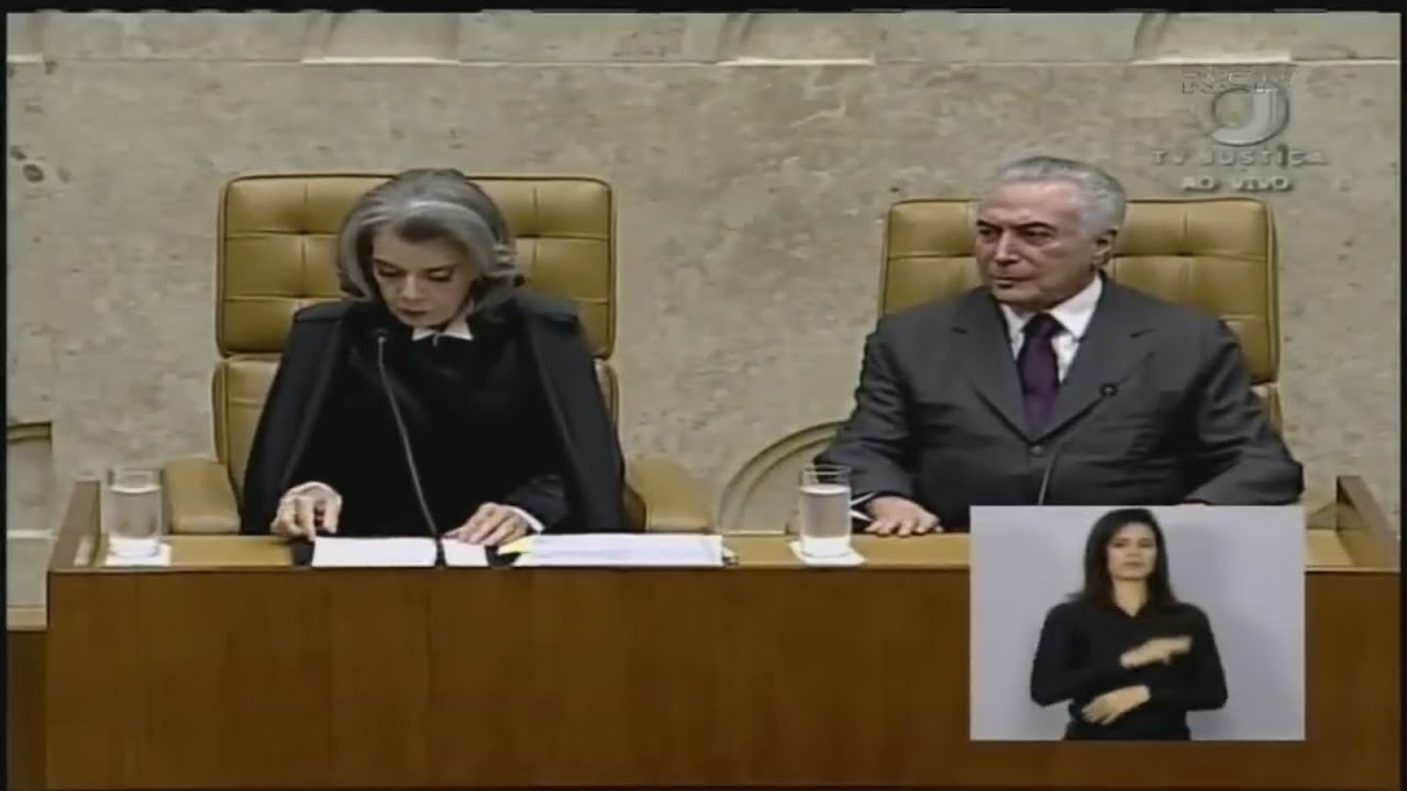 Ministra C&aacute;rmen L&uacute;cia toma posse da presid&ecirc;ncia do Supremo Tribunal Federal
