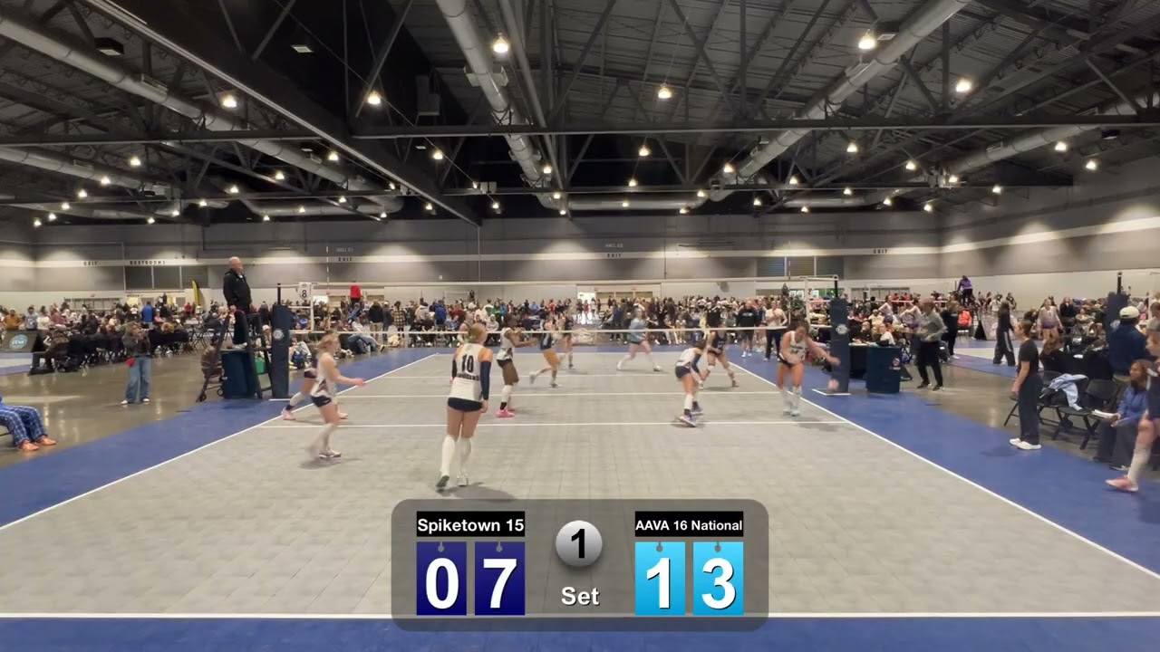 PLQ 2 X-over semi finals Spiketown 15 v AAVA 16 National Set 1