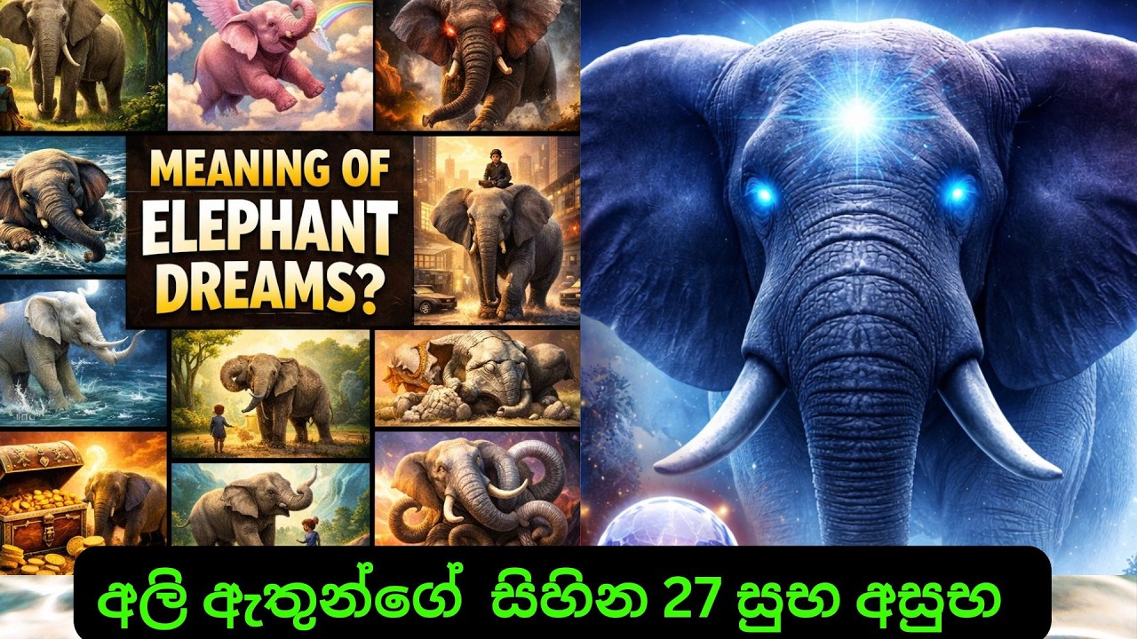 Elephants Dream Explained The Hidden Meaning Behind the Machine|අලි ඇතුන් සිහින පලාපල 27 #elephant
