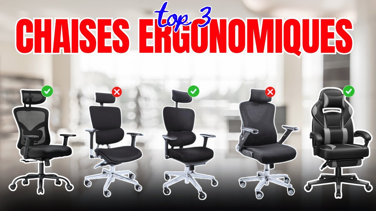 🚨Les 3 Meilleures Chaises Ergonomiques pour 2026!🚨