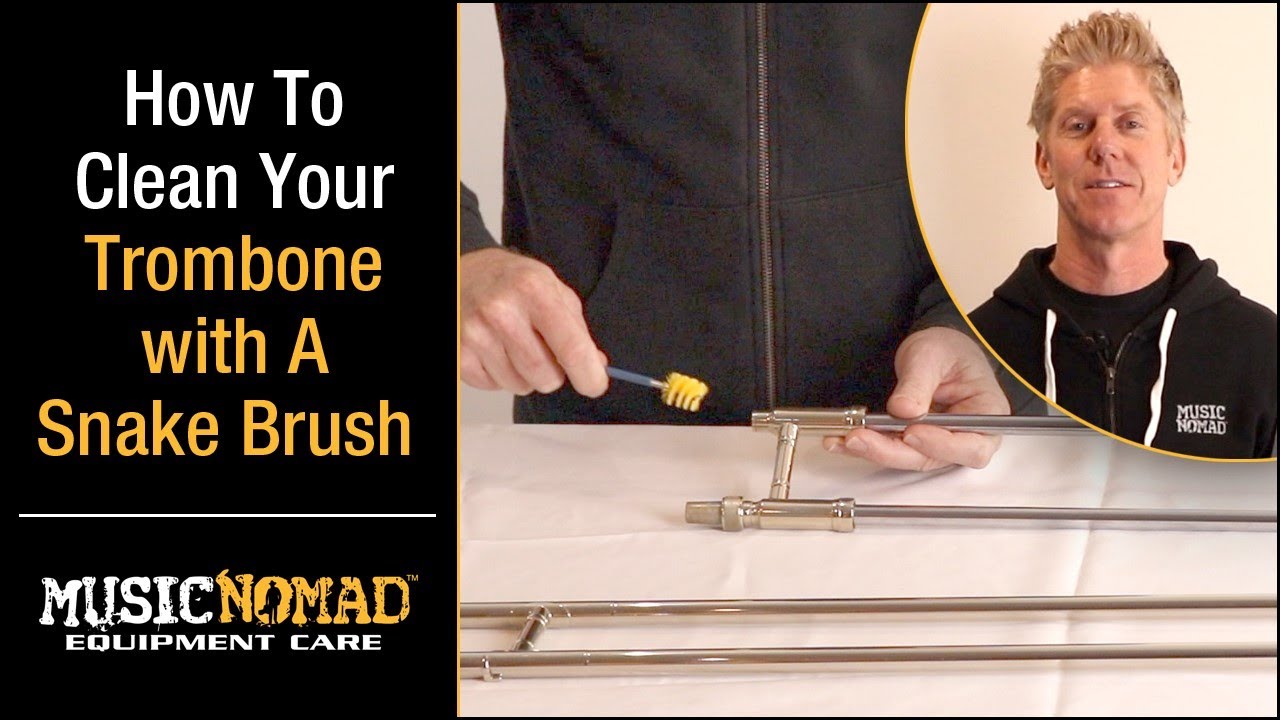 Trombone Snake Bore Cleaning Brush by MusicNomad & How to Clean your Trombone.