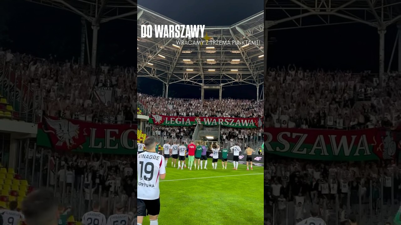 WYGRYWAMY W KIELCACH! #legiawarszawa #koronakielce #legiakorona #legia #żyleta  #ekstraklasa