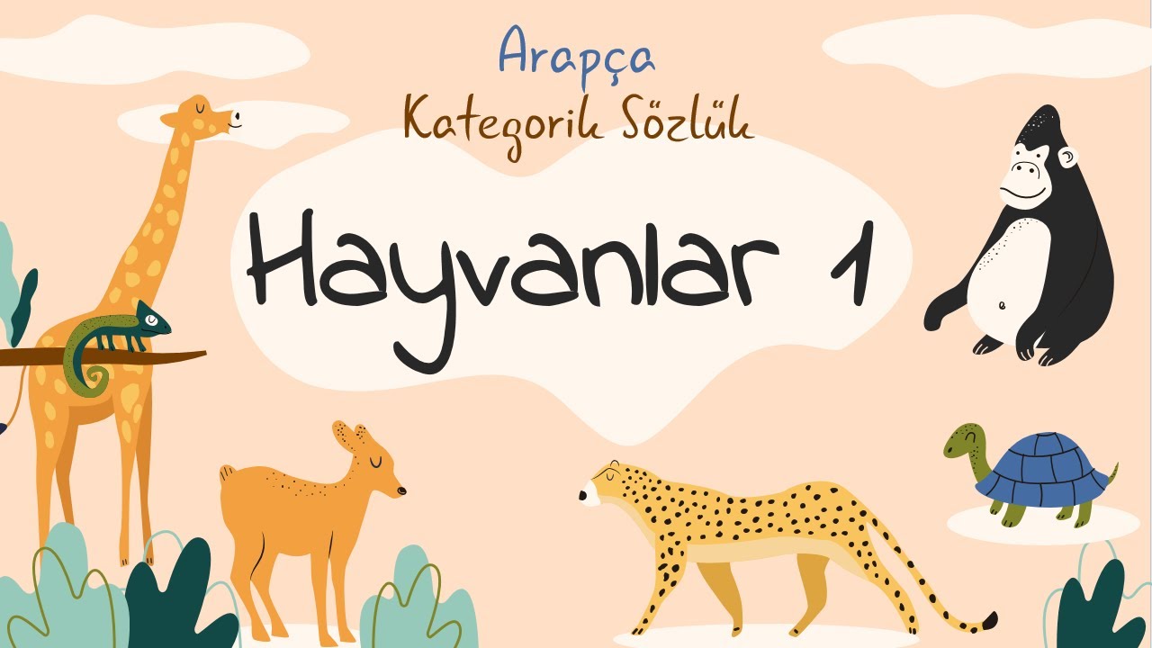 Arapça Hayvan İsimleri: Kara Hayvanları -1-
