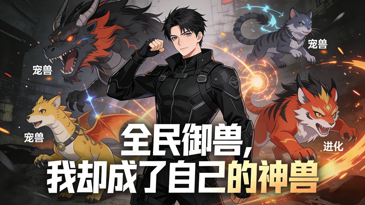【Multi Sub】《全民禦獸，我卻成了自己的神獸》被系統判定廢體的那一刻，我與天道簽訂契約，覺醒獸人副體，神級寵獸只是起點#漫劇 #動態漫 #AI漫劇 #動漫 #動畫
