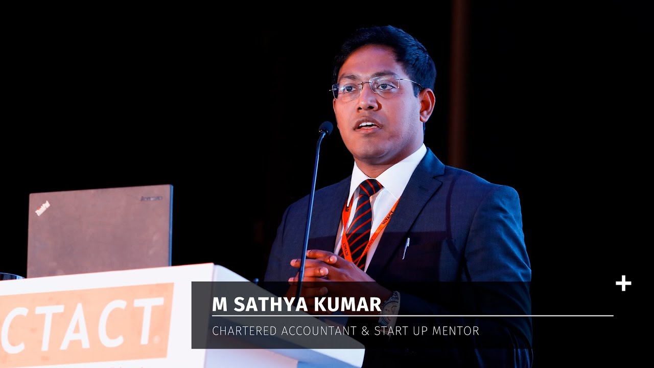 The Game Changer of Indian Youth & Indian Economy | Sathya Kumar CA | ICTACT Bridge