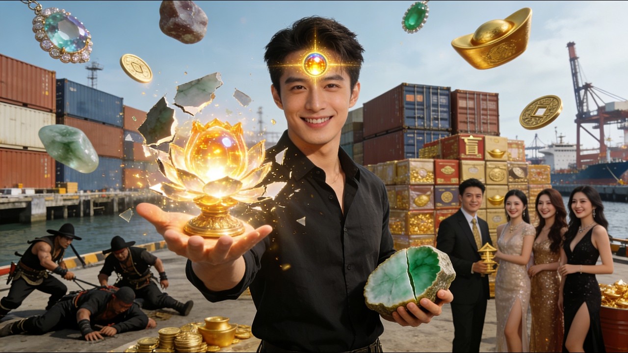 裝卸工人摔碎寶蓮燈覺醒天眼，開盲盒賭石暴富，打海盜救千金，逆襲成千億航運總裁！#短劇推薦 #短劇 #drama #精彩影视 #電影