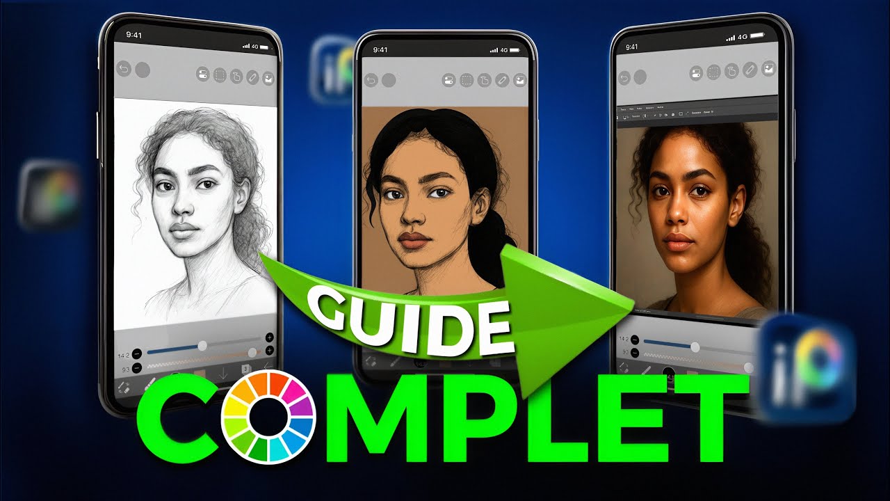 Apprends à DESSINER sur ton TÉLÉPHONE | Guide complet IbisPaint X