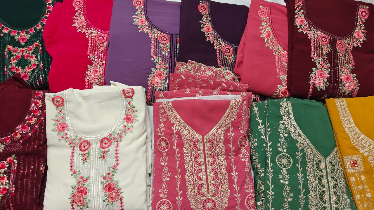 OFFER RS 840  WITH LINING GEORGETTE CHURIDAR MATERIAL PH 8547935974