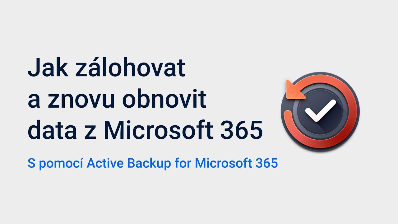 Jak zálohovat data pomocí Active Backup for Microsoft 365 | Synology