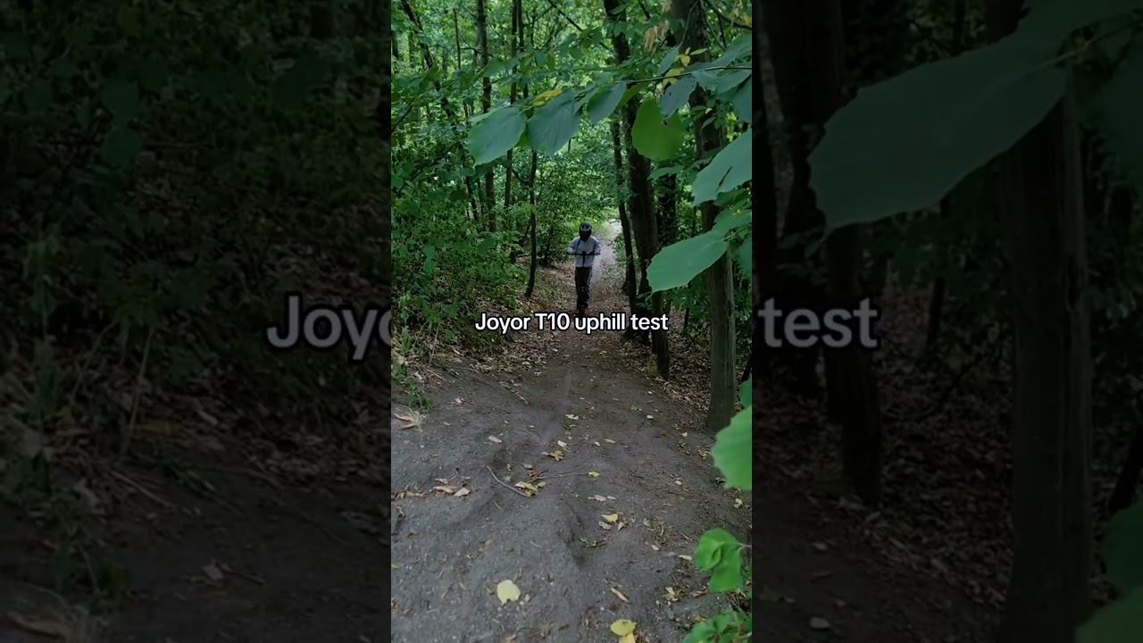 Joyor T10 electric scooter mountain road climbing test #joyor#escooter