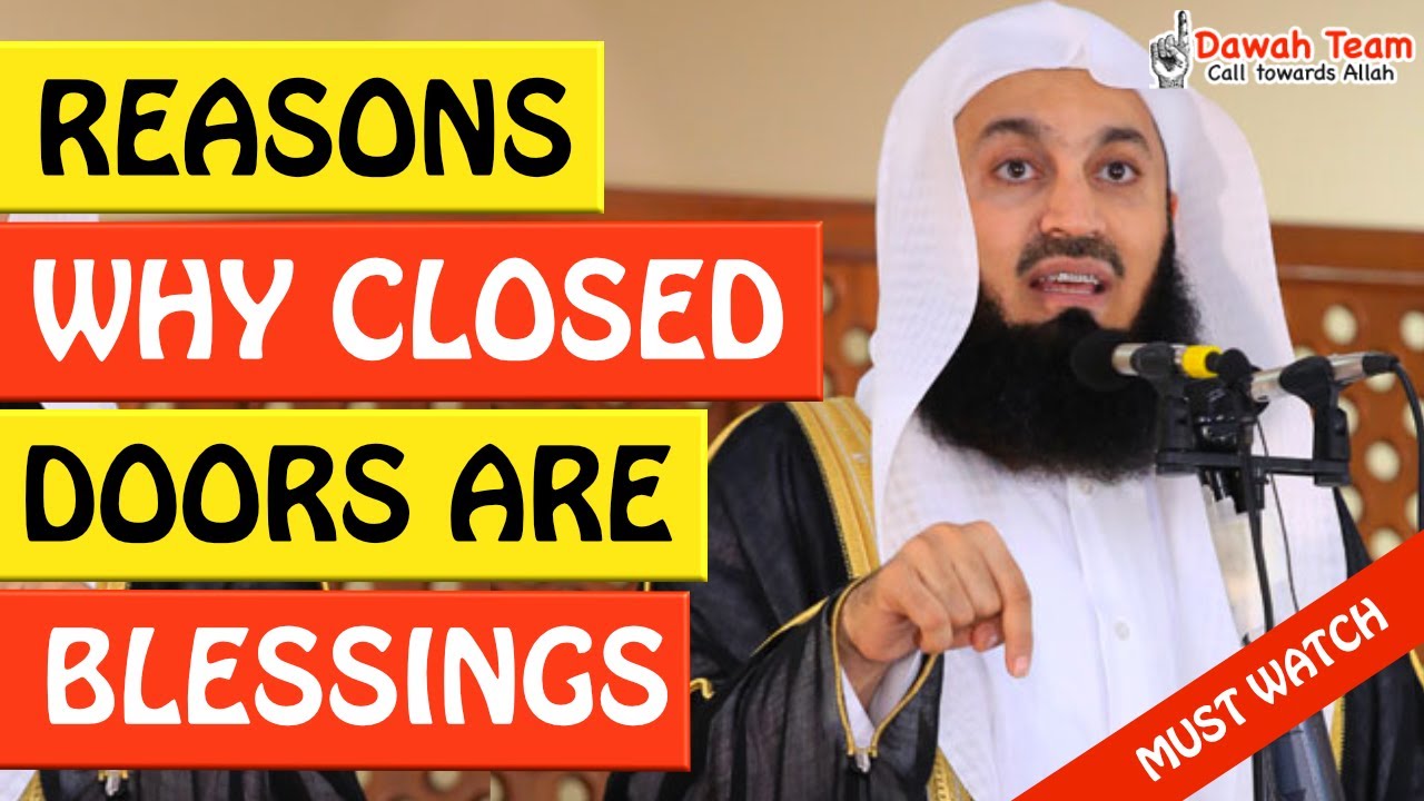 🚨REASONS WHY CLOSED DOORS ARE BLESSINGS 🤔 - MUFTI MENK