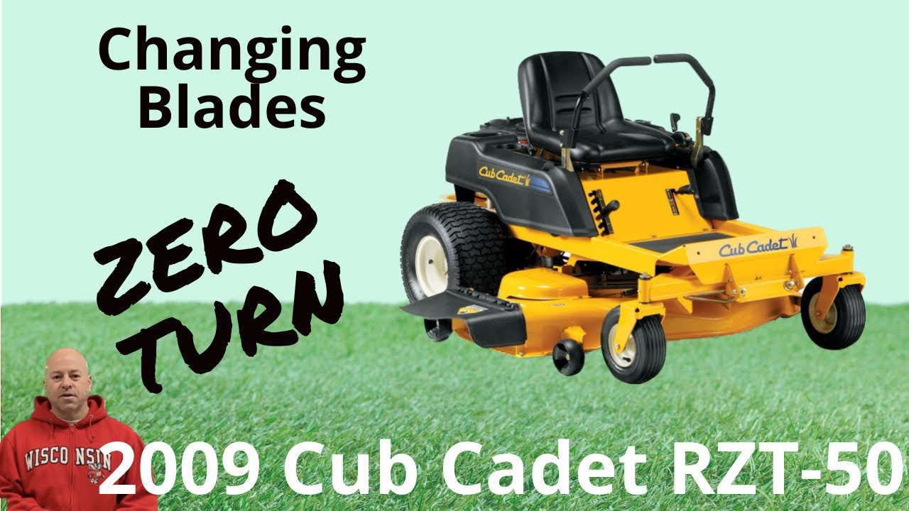 Замена лезвия - Cub Cadet RZT 50 2009 года