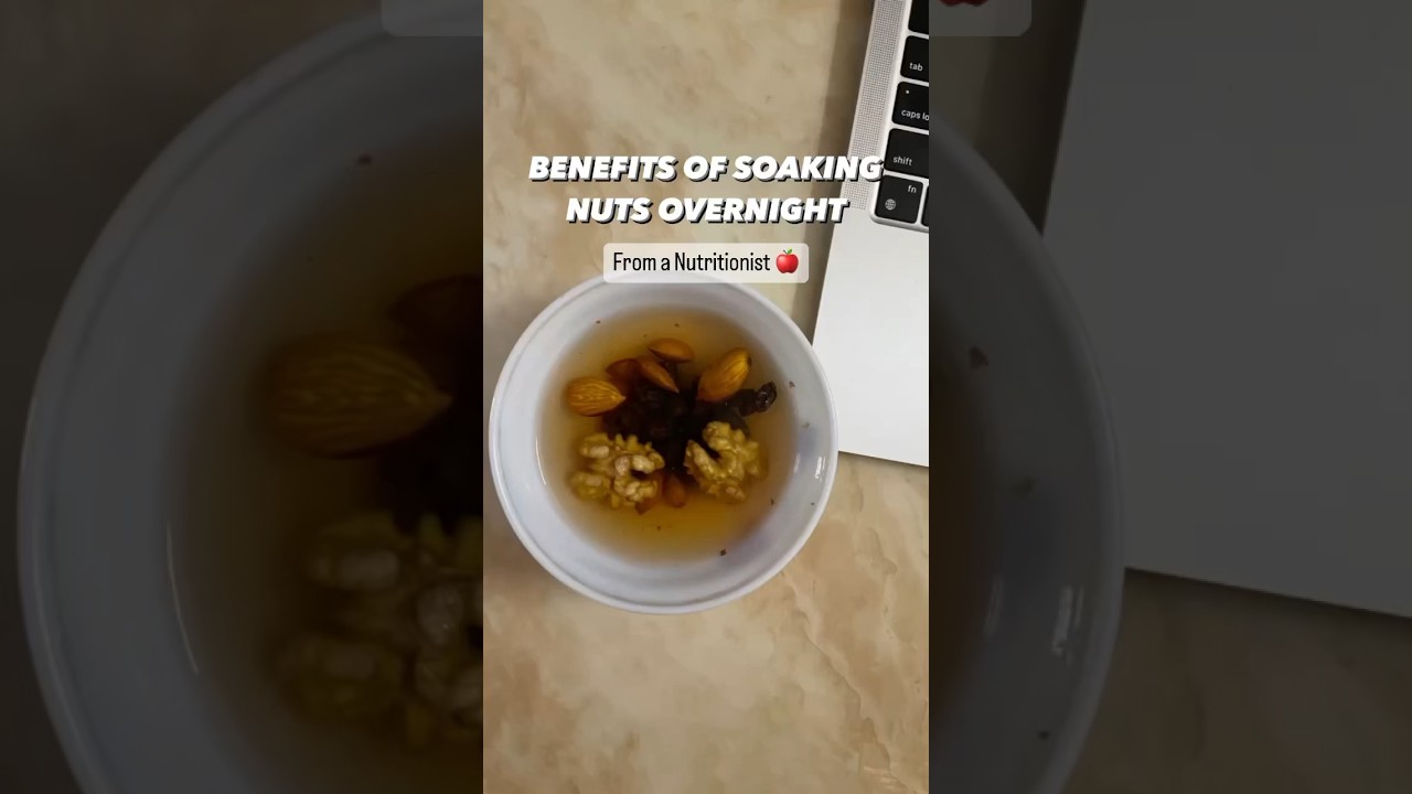 Benefits of soaking nuts overnight! #drvidhichawla #nutritiontips