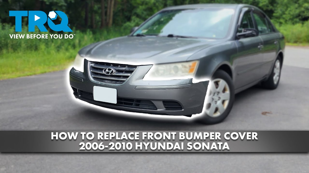 How to Replace Front Bumper Cover 2006-2010 Hyundai Sonata
