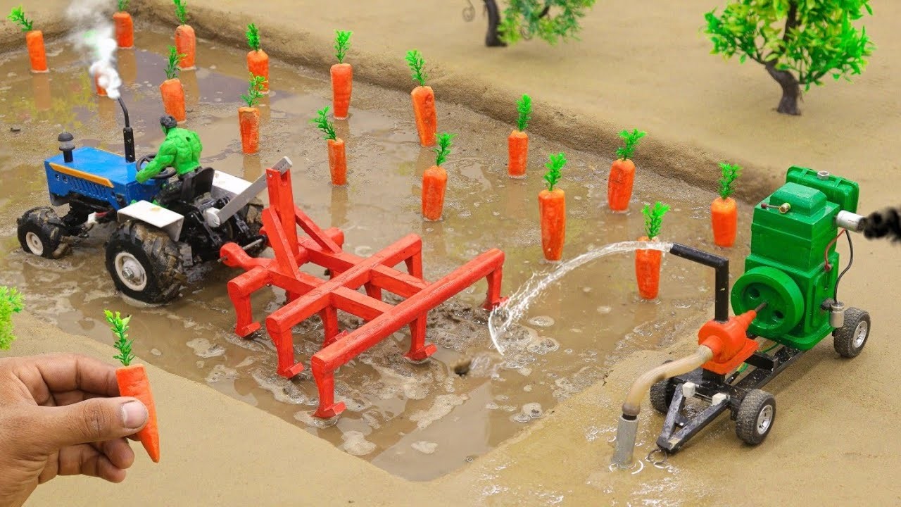 Diy diorama making mini motor water pump science project @SanCreator1