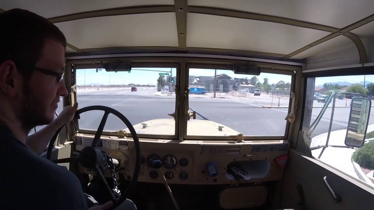 My second time driving the M35A2