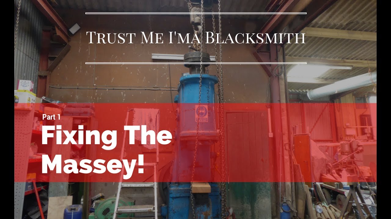 Fixing My Power Hammer! Part 1 Trust Me I'ma Blacksmith!