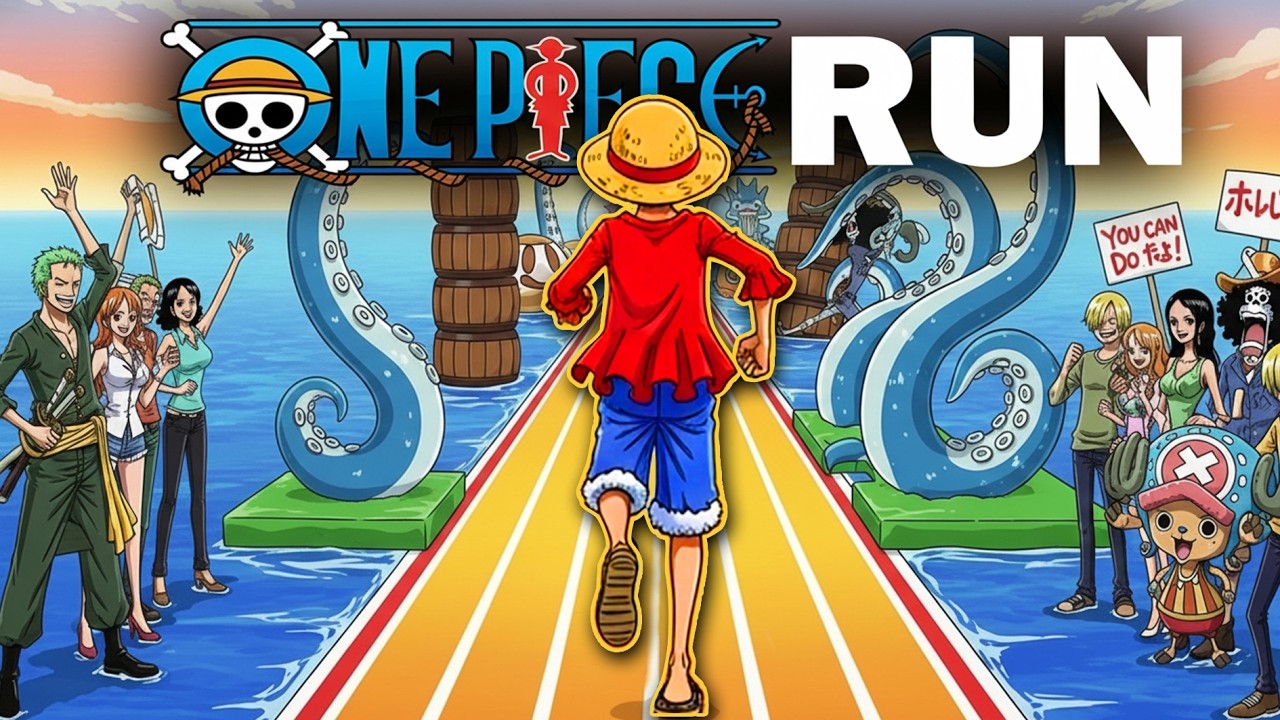 Захватывающая интерактивная разминка | Бег по One Piece | Вирусная интерактивная игра (ПОЛНАЯ ВЕР...
