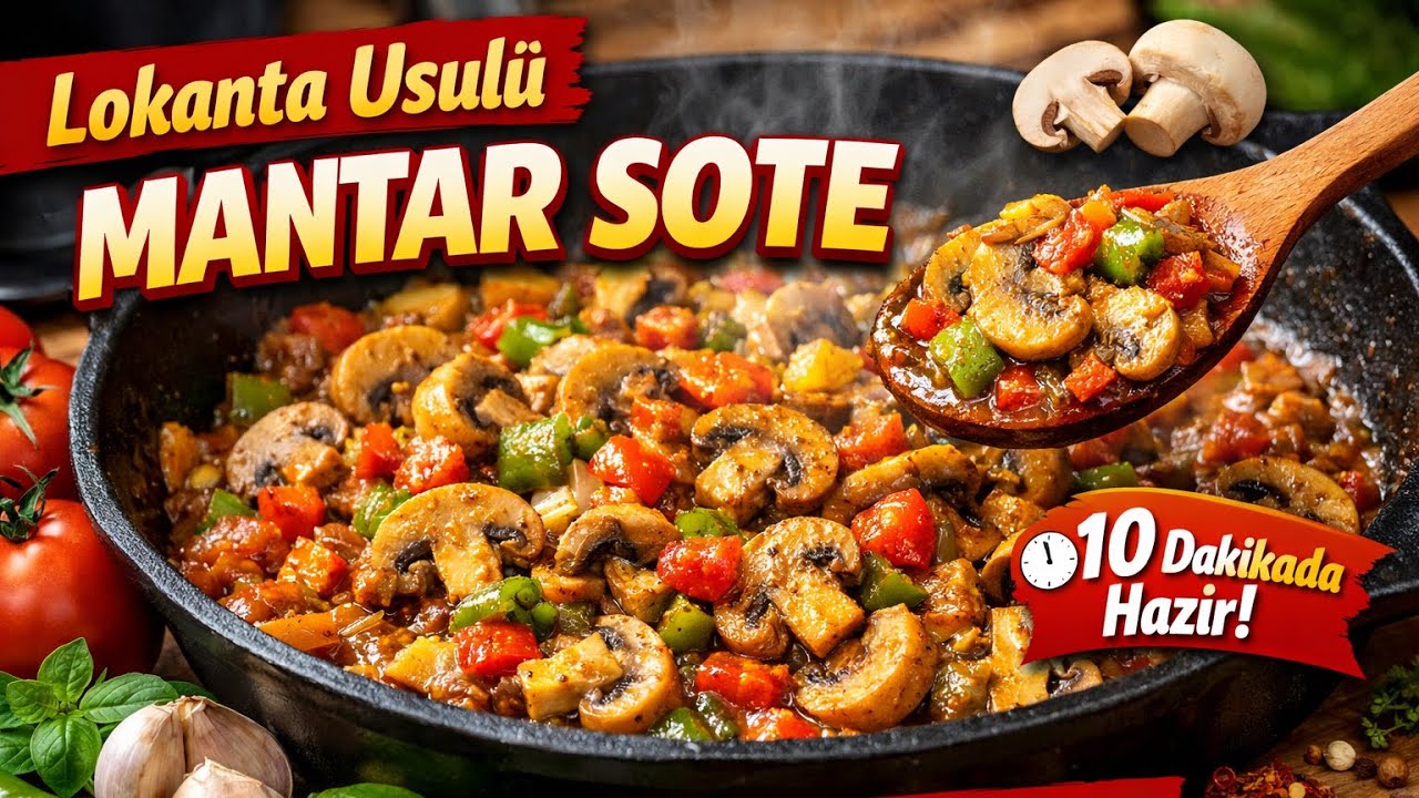 10 dk nefis mantar sote tarifi 